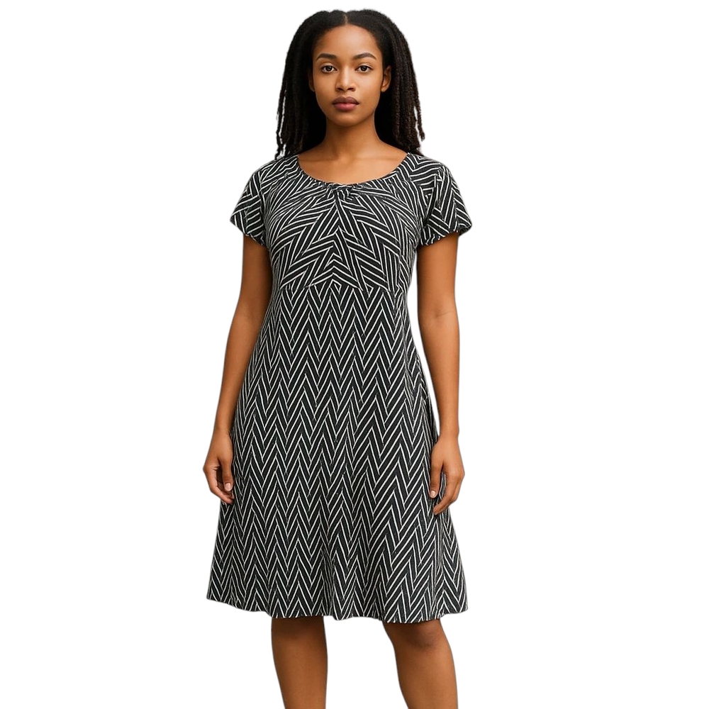 Ann Taylor Keyhole Empire Waist Midi Dress Women's SZ 10